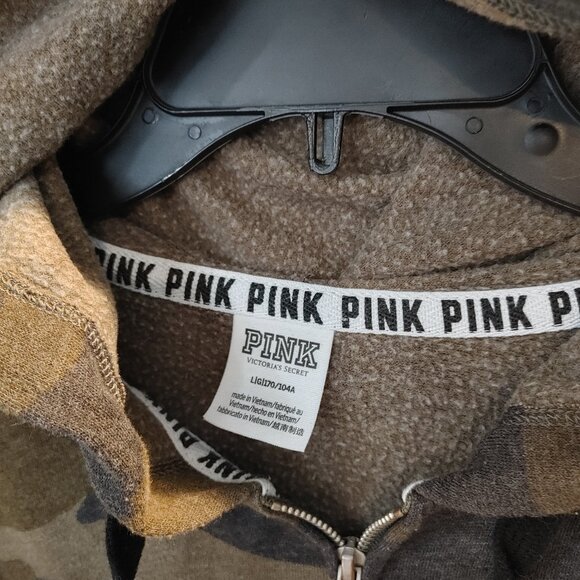 PINK Victoria’s Secret Camo Full Zip Hoodie - Picture 3 of 4